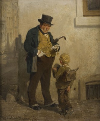 Auction 150<br>DER SCHULJUNGE UND DER MANN MIT DER GOLDENEN UHR, 1874