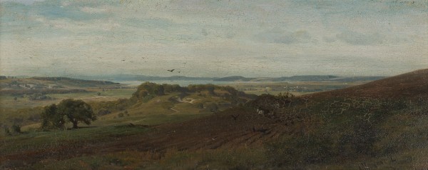 Auktion 150<br>LANDSCHAFT MIT ACKER UND SEE, 1872