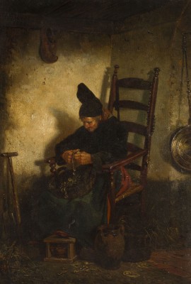 Auktion 150<br>KARTOFFELSCHÄLERIN, 1866