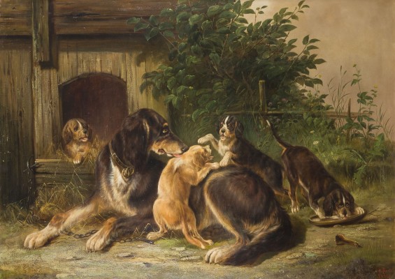 Auction 150<br>HUND MIT WELPEN, 1869
