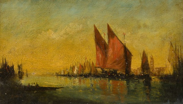 Auktion 150<br>BOOTE IM HAFEN VON VENEDIG