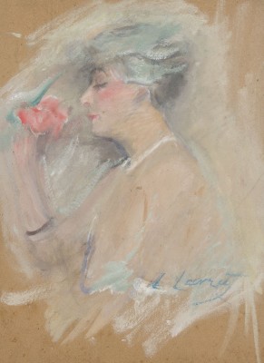 Auktion 150<br>DAME MIT ROSE