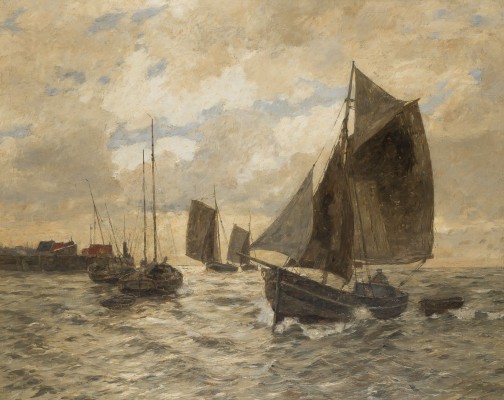 Auction 150<br>FISCHERBOTE VOR DEM HAFEN