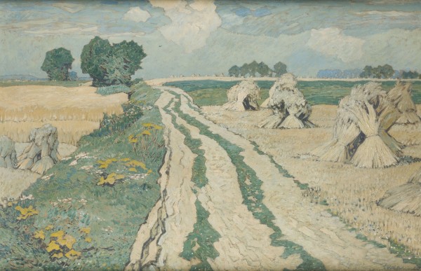 Auktion 150<br>SOMMERLANDSCHAFT MIT HEUHAUFEN