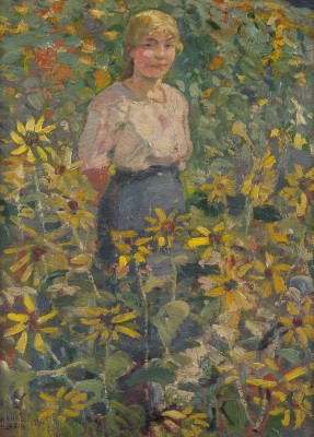 Auction 150<br>MÄDCHEN UNTER BLUMEN, 1914