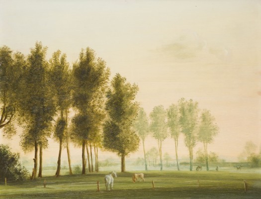 Auktion 150<br>LANDSCHAFT MIT PFERDEN