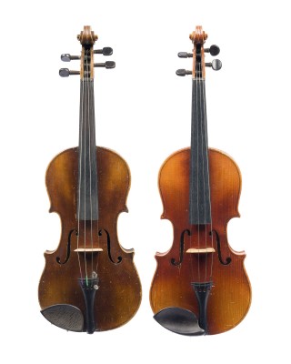 Auction 150<br>ZWEI 1/2 VIOLINEN MODELL NACH STRADIVARI