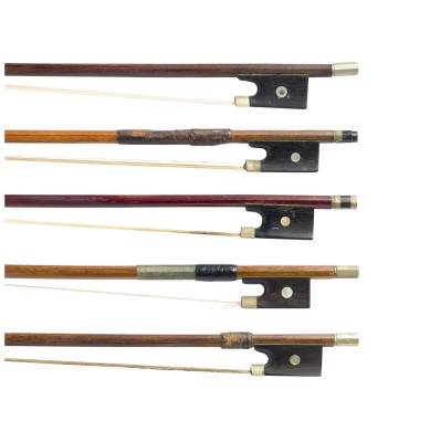 Auction 150<br>KONVOLUT VON FÜNF VIOLINBÖGEN