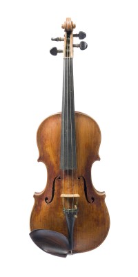 Auktion 150<br>VIOLINE BEZ. 'JOHANN CARL KLOTZ' UND ZWEI VIOLINBÖGEN