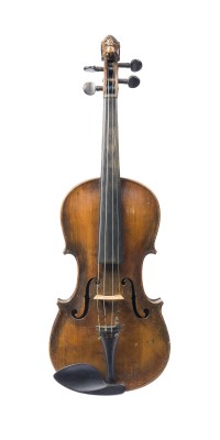Auction 150<br>VIOLINEN NACH JAKOB STAINER MIT GESCHNITZTEM LÖWENKOPF