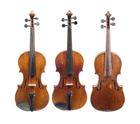 Auction 150<br>KONVOLUT VON DREI VIOLINEN MODELL STRADIVARI
