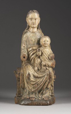 Auction 150<br>THRONENDE GOTTESMUTTER MIT DEM CHRISTUSKIND
