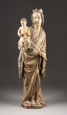 Picture GROSSE MADONNA MIT ZEPTER UN DEM CHRISTUSKIND