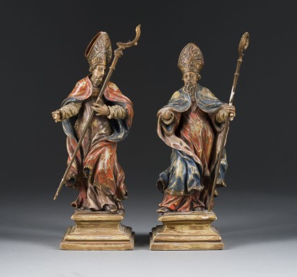 Picture PAAR KLEINE HEILIGENFIGUREN 'PETER' UND 'PAUL'