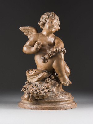 Auction 150<br>PUTTO ALS AMOR MIT ÄPFELN