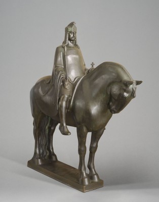 Picture MONUMENTALER REITERSTATUETTE 'KARL DER GROSSE'