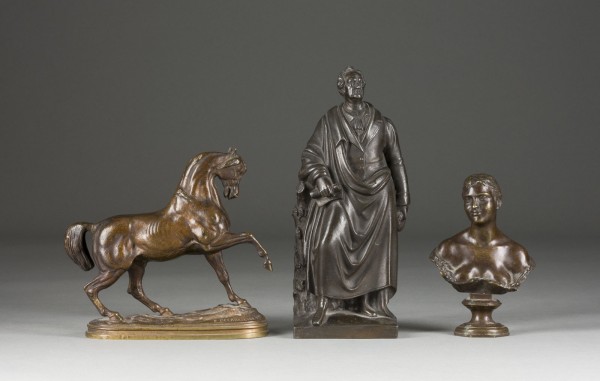 Picture KONVOLUT VON DREI BRONZEFIGUREN