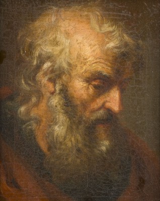 Auction 150<br>STUDIENKOPF EINES BÄRTIGEN MANNES