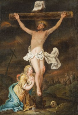 Auction 150<br>DIE ADORIERNDE MARIA MAGDALENA UNTER DEM KREUZ CHRISTI