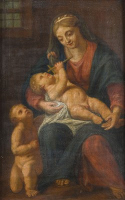 Auction 150<br>MADONNA MIT CHRISTUS UND JOHANNES DEM TÄUFER