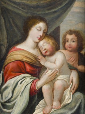 Auktion 150<br>MADONNA MIT KIND UND JOHANNES DEM TÄUFER