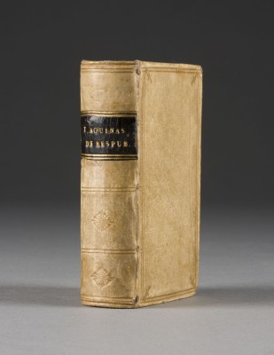 Auction 150<br>'D. THOMAS AQUINAS DE REBUSPUBLICIS ET PRINCIPUM INSTITUTIONES LIBRI IV'