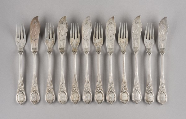 Auction 151<br>FEINES FISCHBESTECK FÜR SECHS PERSONEN