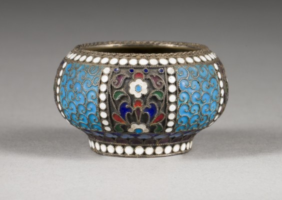 Bild CLOISONNÉ-EMAIL-SALIÈRE