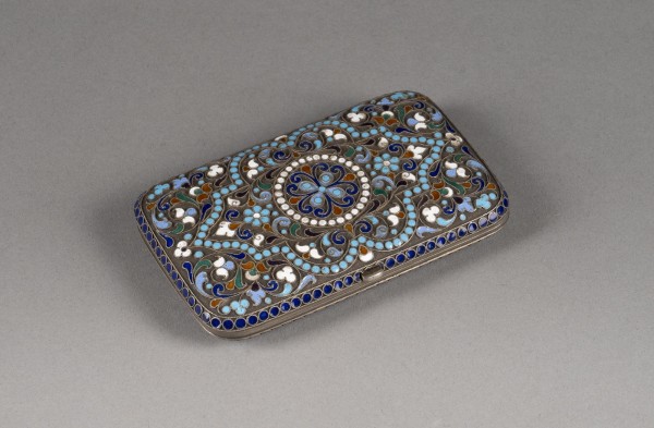 Picture CLOISONNÉ-EMAIL-ZIGARETTENETUI