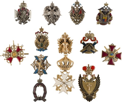 Bild SAMMLUNG VON ZWÖLF ORDEN UND ABZEICHEN