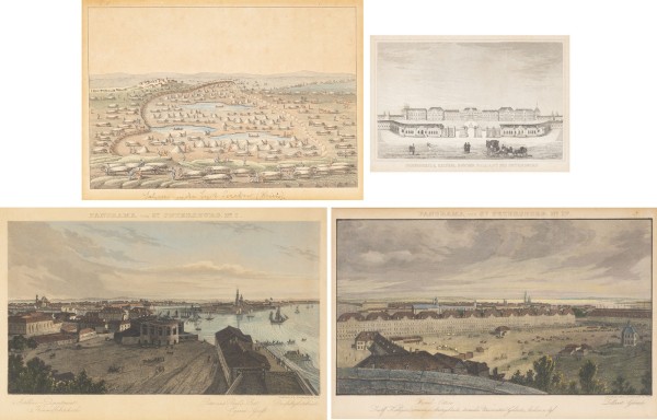 Auction 151<br>SAMMLUNG VON VIER ARBEITEN: ANSICHTEN VON KRIM SOWIE SANKT PETERSBURG