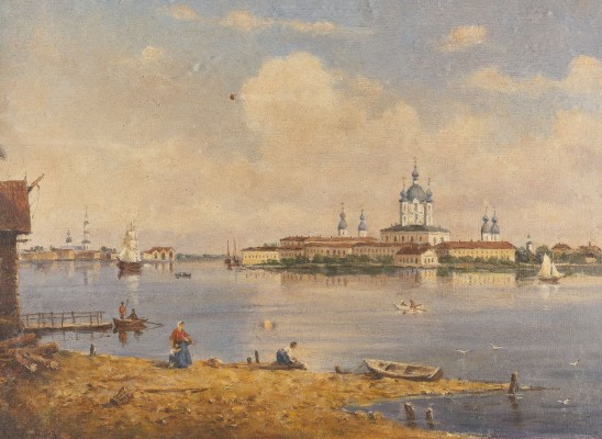 Auction 151<br>'ANSICHT VON DEM SMOLNY KLOSTER VON BOLSCHAJA OCHTA' (KOPIE)