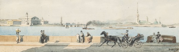 Auction 151<br>ANSICHT VON DEM FLUSS NEWA IN SANKT PETERSBURG