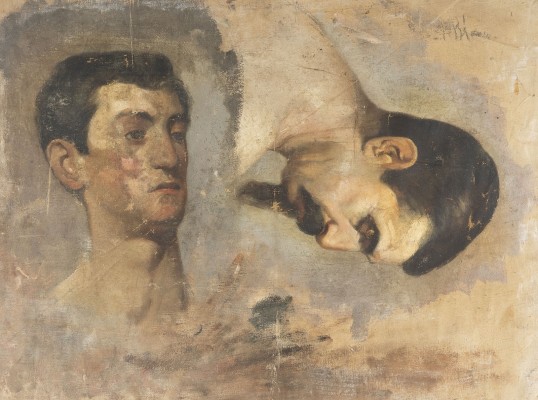 Picture STUDIE VON ZWEI KÖPFEN