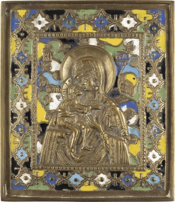 Picture BRONZE-IKONE MIT DER GOTTESMUTTER FEODOROWSKAJA