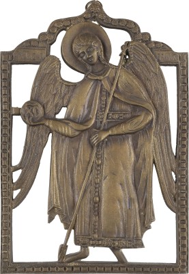 Picture BRONZE-IKONE MIT DEM ERZENGEL GABRIEL AUS EINER DEESIS