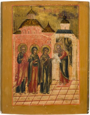 Picture IKONE MIT DER DARBRINGUNG IM TEMPEL