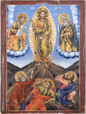 Bild GROSSE IKONE MIT DER VERKLÄRUNG CHRISTI AUF DEM BERG TABOR