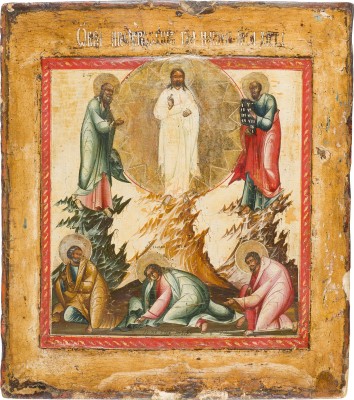 Auction 151<br>DATIERTE IKONE MIT DER VERKLÄRUNG CHRISTI AUF DEM BERG TABOR