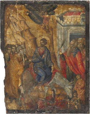 Picture FEINE IKONE MIT DEM EINZUG NACH JERUSALEM