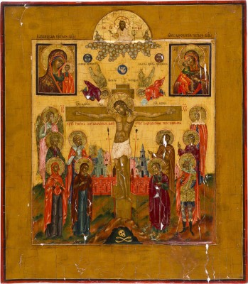 Picture GROSSE IKONE MIT DER KREUZIGUNG CHRISTI