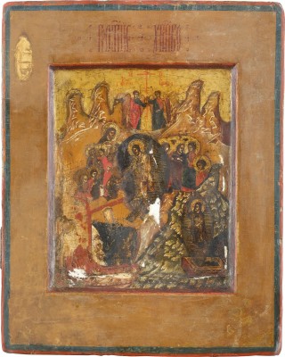 Picture KLEINE IKONE MIT DER HÖLLENFAHRT CHRISTI