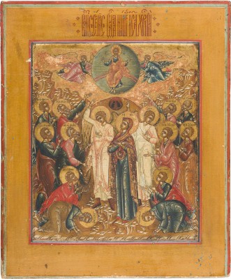 Bild GROSSE UND FEINE IKONE MIT DER HIMMELFAHRT CHRISTI