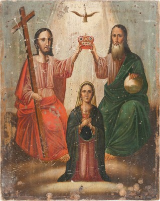 Picture IKONE MIT DER KRÖNUNG DER GOTTESMUTTER