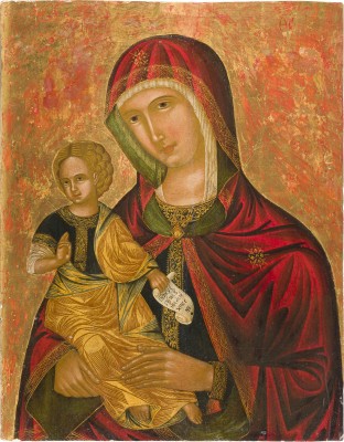 Bild FEINE UND GROSSE IKONE MIT DER MADRE DELLA CONSOLAZIONE
