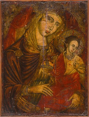 Bild IKONE MIT DER GOTTESMUTTER HODEGETRIA