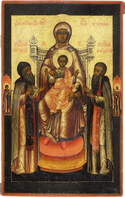 Picture MONUMENTALE IKONE MIT DER GOTTESMUTTER PETSCHERSKAJA (VOM KIEWER HÖHLENKLOSTER)