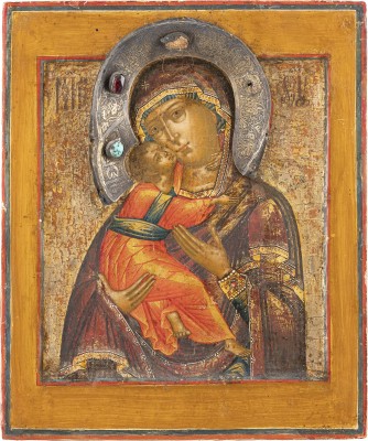 Picture FEINE IKONE MIT DER GOTTESMUTTER VON WLADIMIR (WLADIMIRSKAJA)