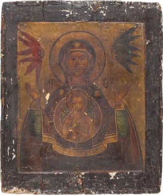 Bild IKONE MIT DER GOTTESMUTTER DES ZEICHENS (ZNAMENIE)