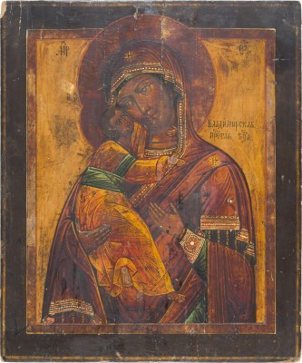 Picture GROSSE IKONE MIT DER GOTTESMUTTER VON WLADIMIR (WLADIMIRSKAJA)